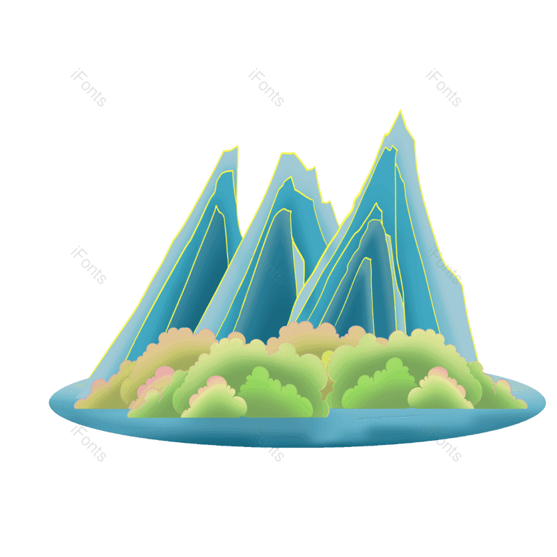 树木图片,树林元素,风景素材PNG,绿色盆栽免抠素材
